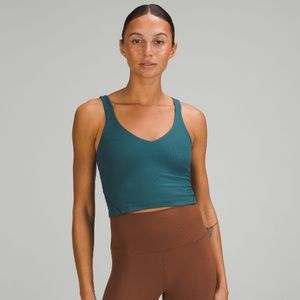 Lululemon align ribbed tank top - green jasper